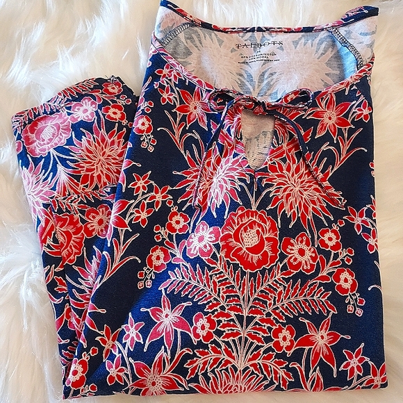 Talbots Tunic Top with Tie Detail: Size M NWOT. - Picture 8 of 8